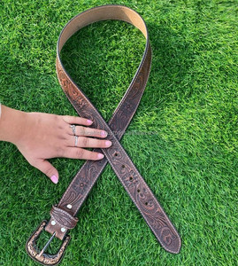 Nuevo cinturón de cuero mecanizado a mano para hombre, hebilla de Metal de alta calidad, cuero de vaca para hombre, moda de negocios, cinturones de vaquero Vintage para hombre - Product Image 4