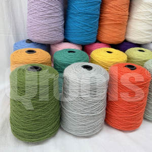 Prêt Stock 500g 3ply Logo Personnalisé 100% Nouvelle-Zélande Laine Tufting Fil De Laine Avec Cône Ig Épaisseur pour Tapis Tufting Gun - Product Image 4