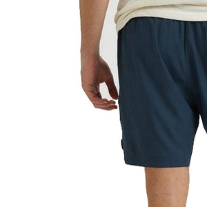 Shorts Bermuda Homme Bleu Marine Uni en Polyester/Coton, Taille Mi-Haute, Fermeture Élastique, Style Sportif, Séchage Rapide, Infroissable, Écologique - Product Image 2