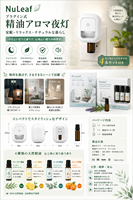 Diffuseur d'huiles essentielles 2 en 1 avec veilleuse, diffuseur sans eau avec veilleuse
