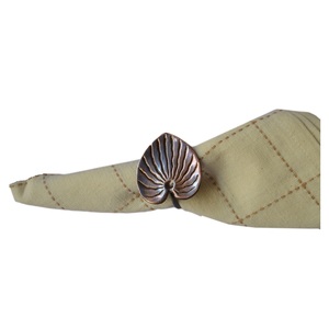 High Selling <b>Cheap</b> Vintage Brass Beads Seep Eco-Friendly Flower Napkin Holder <b>Ring</b> Multiple Colorful for Home Hotel Restaurant - Product Image 6