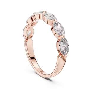 Anillo de Compromiso de Diamantes con Talla Personalizable, el Mejor Regalo para Mujeres - Product Image 1