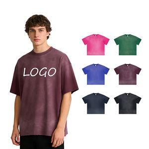 Camisetas de Manga Corta para Mujer, Ajustadas, de Algodón/Fibra de Bambú, Suaves al Tacto, Teñido Profesional, Costuras OEM - Product Image 1