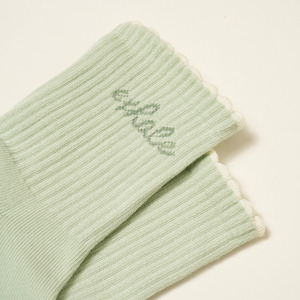 <b>Custom</b> Logo Mint Green <b>Grip</b> Yoga <b>Socks</b> Non Slip <b>Grip</b> <b>socks</b> Heart Dot Sole Stretch Sports <b>Socks</b> for Home Workout - Product Image 2
