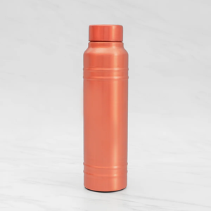 Bouteille d'eau isotherme moderne en cuivre avec texture nid d'abeille pour la randonnée en extérieur - Product Image 3