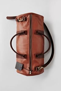 Sac de voyage unisexe vintage en cuir 20-35L avec fermeture éclair, sangle réglable, grande capacité, noir, pour rangement de voyage - Product Image 2
