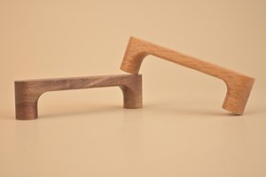 Tiradores de Madera para Muebles, Diseño Minimalista en Forma de Barra, Herrajes Duraderos para Muebles de Cocina, Acabado en Nogal y Roble - Product Image 5