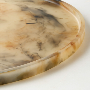 New Look High Grade White Resin Serving <b>Tray</b> <b>Large</b> Product Display-Factory Wholesale - Product Image 3