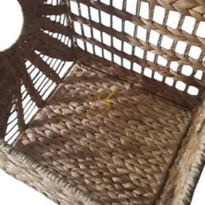 Panier de rangement en jonc de mer LUSTIGKURRE, boîte kallax en jacinthe d'eau naturelle/jonc de mer - Product Image 3