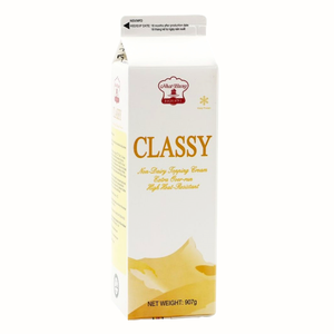 Crème de garniture non laitière Classy Whip 907G, idéale pour les ingrédients de boulangerie, HALAL, prix de gros OEM/ODM, expédition directe mondiale - Product Image 1