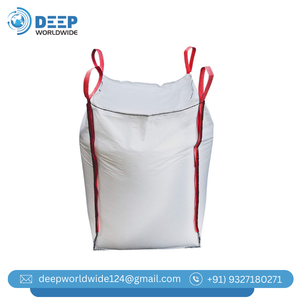 Bolsa Jumbo FIBC de Polipropileno de Alta Resistencia, 1500 kg, Resistente a Desgarros, con 4 Anillas en las Esquinas y Fondo Cerrado, para Arena, Cemento y Grava - Product Image 3
