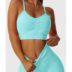 Customizable Lightweight High Quality Seamless Vintage Ankle-Length Breathable Women Yoga Set Hot Selling Nylon/Spandex Women - Product Image 3