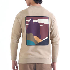 Custom Men's Soft Cotton Sweatshirt Heavyweight Loose Fit <b>Pullover</b> Crew Neck Winter Casual Wear High Quality Blank <b>Jumper</b> - Product Image 1