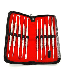 Kit de 10 Piezas de Instrumentos Dentales Manuales de Plástico, Separador de Periósteo, Herramienta para Levantar la Piel del Implante, Reutilizable - Product Image 2