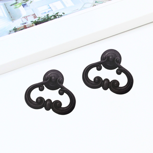 Materiales de Hardware Duraderos, Tiradores de Aleación de Zinc, Perillas Ornamentales Elegantes para Gabinetes de Cocina, Comedor y Baño - Product Image 3