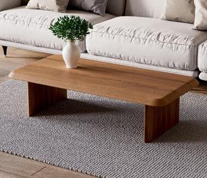 Modern Solid <b>Oak</b> Wooden Coffee <b>Table</b> Unique Design Living Room Furniture At Cheap Price - Product Image 3