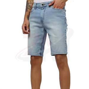 Fábrica de Ropa de Lujo al por Mayor, Pantalones Cortos de Mezclilla con Pedrería para Hombre, Estilo Urbano, Ropa Personalizada Premium, Transpirable - Product Image 1