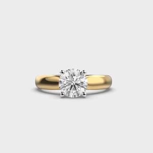 Luxury Party Wear <b>Fine</b> Jewelry Party Wear Studs Classic Gold Natural Diamond Stud <b>Earrings</b> for Womens - Product Image 1