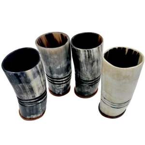 Verre à boire en corne de buffle, style Viking - Product Image 5