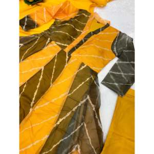 ชุดราตรีดีไซเนอร์มีสไตล์ชุดอนาลกาลีพร้อมที่กึกและ Dupatta - Product Image 1