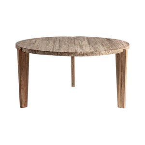Table à manger élégante en teck massif, style moderne, rustique, luxueux, écologique, imperméable, pour la maison, les meubles et les restaurants - Product Image 1