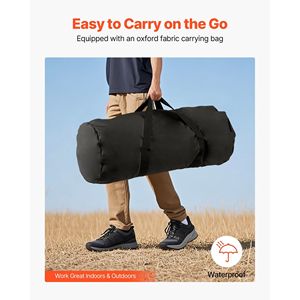 Cabine d'enregistrement vocale portable de 6,56 pieds avec sac de transport pour voix off et équipement audio - Product Image 6