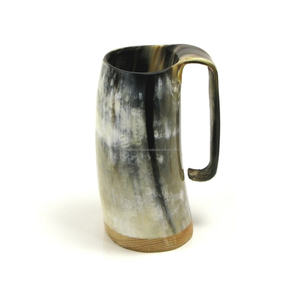 Cuernos para Beber Estilo Vikingo de Alta Demanda, Pulidos, Ecológicos, Hechos a Mano con Material Orgánico, Color Personalizado, Logotipo del Cliente, Caja Blanca - Product Image 1