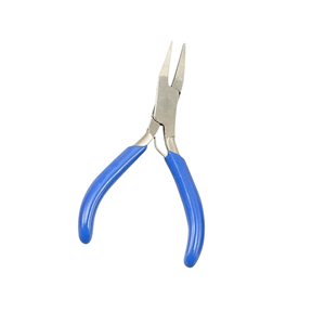 Pince à bijoux DETAIN IMPEX avec poignées bleues, pointe de précision pour la fabrication et le travail du fil, garantie 1 an, certifiée CE - Product Image 3
