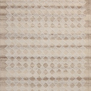Modern Geometric Area <b>Rug</b> Rectangle Wool Acrylic Flat Weave <b>Non</b> <b>Slip</b> Rubber Backing Living Room Decor Spot Clean Low Pile - Product Image 6