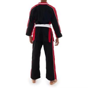 Uniforme de Taekwondo Azul de Primera Calidad, Personalizado con Cuello en V, Dobok de Artes Marciales, Traje de Karate, Equipo de Entrenamiento para Adultos y Niños - Product Image 6