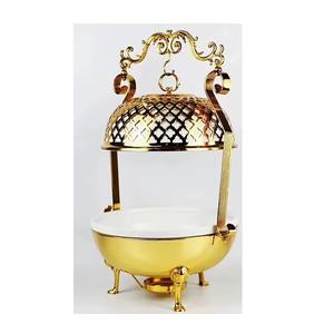 Plat à chafing dish arabe conçu pour résister aux exigences des cuisines commerciales, finition professionnelle qui améliore instantanément l'esthétique de la table. - Product Image 4