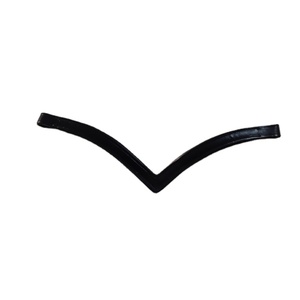 Tachuela de caballo ecuestre de cuero liso al por mayor brida de banda marrón y brazaletes para montar hechos de cuero de alta calidad - Product Image 4