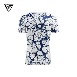 Camiseta de Compresión Personalizada de Manga Corta con Protección UV, Impresión Digital, Spandex/Poliéster, 220g, Unisex, para MMA, Jiu Jitsu, Surf - Product Image 4