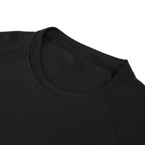 Men's Black <b>Raglan</b> Sleeve Cotton <b>T</b>-<b>Shirt</b> Regular Fit O-Neck Casual Jersey Plain Dyed Breathable Solid Color Short Sleeve - Product Image 3