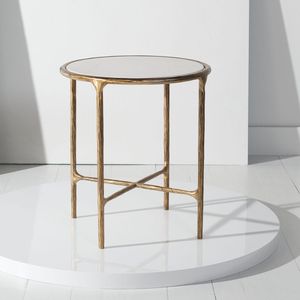 Mesa Auxiliar Metálica de Diseño Minimalista para Dormitorio, Sala de Estar y Exhibición de Muebles Elegantes para el Hogar - Product Image 1
