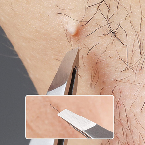 Pince à épiler professionnelle de précision pour sourcils, pointe ultra-fine, outil d'épilation pour travaux de détail, en acier inoxydable. - Product Image 4