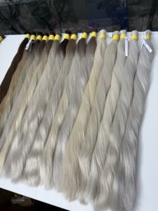 High Quality Natural Wave and Straight Bulk Keratin Hair At Wholesale Price Color From #1 #8 to <b>PLA</b> Blonde. - Product Image 5