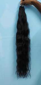 Extensions de cheveux naturels bouclés indiens Remy à pointe en plume, 100g - Product Image 2