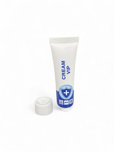 Emballage en tube souple en plastique PE pour lotion et crème pour les yeux, bouchon à vis, surface brillante, couleur et logo personnalisés - Product Image 6