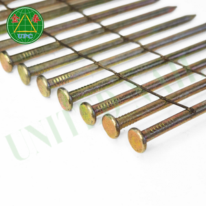Clavos en rollo al por mayor de 15 grados, 2" x 0.099, 9000 unidades, tamaño personalizado, para clavadora neumática, vástago liso/roscado, cabeza a cuadros - Product Image 2