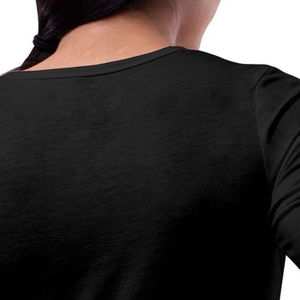 Chemises d'infirmière élégantes pour femmes, sous les blouses médicales, uniformes de médecin à manches longues, t-shirts médicaux pour femmes pour l'été - Product Image 3