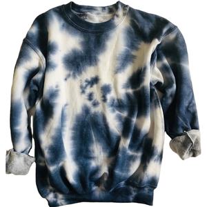 Sudadera Personalizada 100% Algodón para Hombre, Tie-Dye, Mangas Caídas, Corte Holgado, Cuello Redondo - Product Image 1