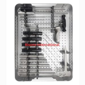 Ensemble d'instruments orthopédiques UBE Bisons International, 9 pièces, manuel, acier inoxydable, instruments chirurgicaux orthopédiques, chirurgie générale - Product Image 4