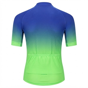 Maillot de cyclisme personnalisé pour homme à manches courtes, 100% polyester, séchage rapide, respirant, pour course à vélo - Product Image 2