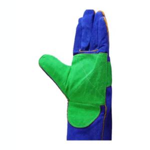 Gants de travail en cuir de vachette renforcé anti-vibration et antidérapant de haute qualité, approuvés CE, pour soudeurs MIG, Arc et TIG - Product Image 2