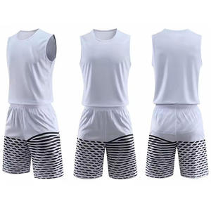 Ensemble d'uniformes de basketball personnalisés, logo personnalisé, nom de l'équipe, numéro du joueur, impression par sublimation, polyester respirant et à séchage rapide - Product Image 1