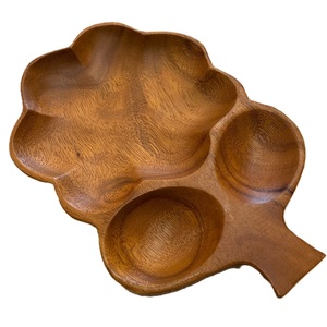 Headway Round Natural Mango Chip and Dip Plate - Product Image 5