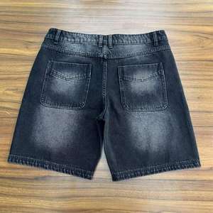 Shorts en jean pour hommes, directement de l'usine, design personnalisé disponible, shorts en jean élégants, coupe slim, pour hommes - Product Image 2
