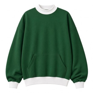 Sweat-shirt ample à col montant pour femme, coupe décontractée et oversize, à manches longues, confortable pour l'automne - Product Image 1