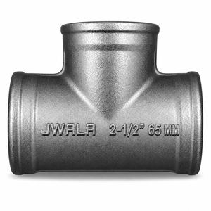 Raccord de tuyauterie pour liquides chimiques, raccord en T de 65 mm (2-1/2 pouces), adaptateur fileté femelle à trois voies en acier inoxydable SS316 - Product Image 2